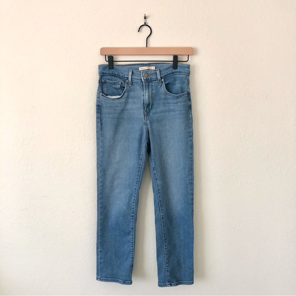 LEVI’S 724 High Rise Straight Crop - Size 28 - Picture 3 of 14